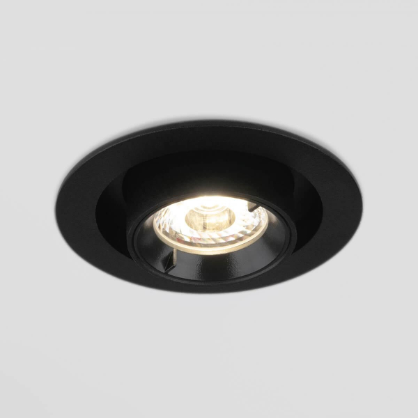 Встраиваемый светодиодный спот Elektrostandard 9917 LED 10W 4200K черный матовый a052449 Встраиваемый светодиодный спот Elektrostandard 9917 LED 10W 4200K черный матовый a052449