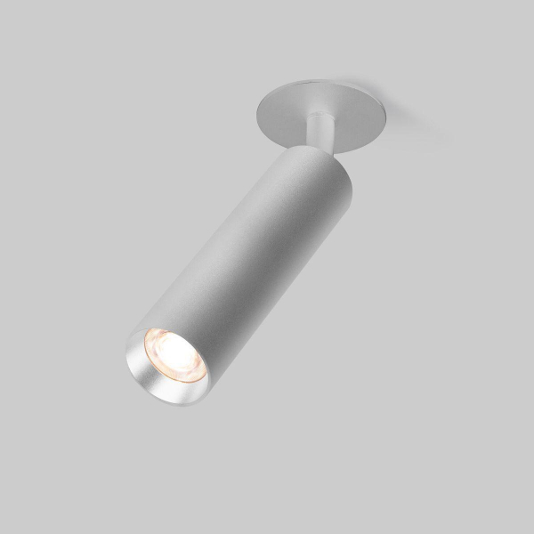 Встраиваемый светодиодный спот Elektrostandard Diffe 25040/Led серебряный a058227 Встраиваемый светодиодный спот Elektrostandard Diffe 25040/Led серебряный a058227