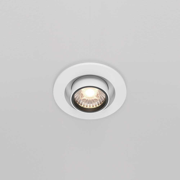 Встраиваемый светодиодный спот Maytoni Technical Hidden DL045-01-10W4K-W