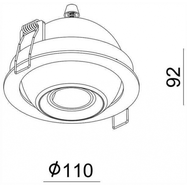 Встраиваемый светодиодный спот Deko-Light Bellatrix 565340 Встраиваемый светодиодный спот Deko-Light Bellatrix 565340