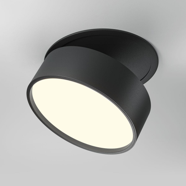 Встраиваемый светодиодный спот Maytoni Technical Onda DL024-18W3K-B Встраиваемый светодиодный спот Maytoni Technical Onda DL024-18W3K-B