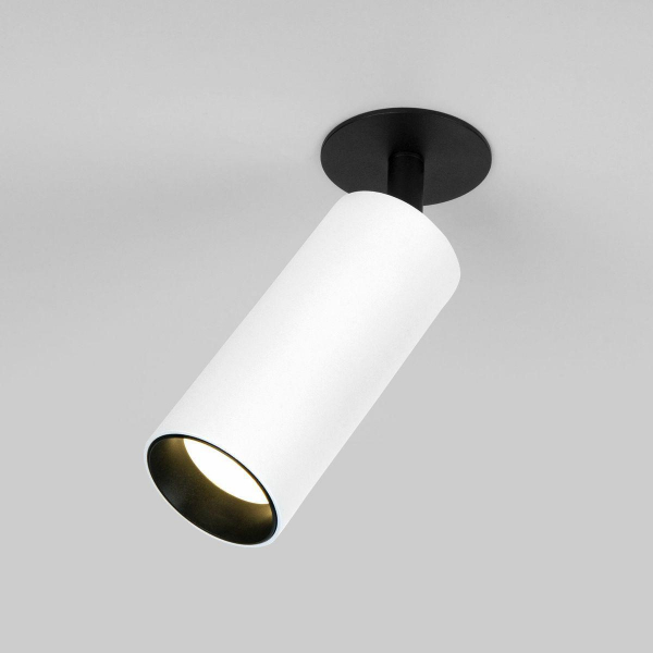 Встраиваемый светодиодный спот Elektrostandard Diffe 25052/Led белый/черный a058173 Встраиваемый светодиодный спот Elektrostandard Diffe 25052/Led белый/черный a058173