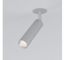 Встраиваемый светодиодный спот Elektrostandard Diffe 25040/Led серебряный a058227