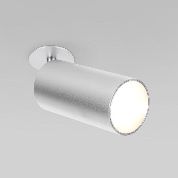 Встраиваемый светодиодный спот Elektrostandard Diffe 25066/Led серебряный a058212 Встраиваемый светодиодный спот Elektrostandard Diffe 25066/Led серебряный a058212