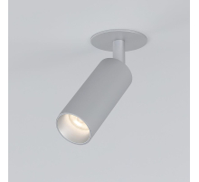 Встраиваемый светодиодный спот Elektrostandard Diffe 25039/Led серебряный a058219