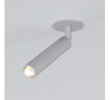 Встраиваемый светодиодный спот Elektrostandard Diffe 25027/Led серебряный a058213
