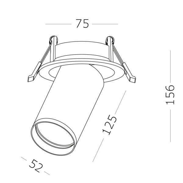 Встраиваемый спот ST Luce ST759.448.07