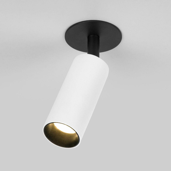 Встраиваемый светодиодный спот Elektrostandard Diffe 25039/Led белый/черный a058220 Встраиваемый светодиодный спот Elektrostandard Diffe 25039/Led белый/черный a058220
