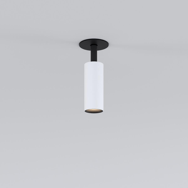 Встраиваемый светодиодный спот Elektrostandard Diffe 25039/Led белый/черный a058220