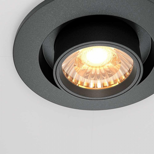 Встраиваемый светодиодный спот Maytoni Technical Hidden DL045-01-10W3K-B Встраиваемый светодиодный спот Maytoni Technical Hidden DL045-01-10W3K-B