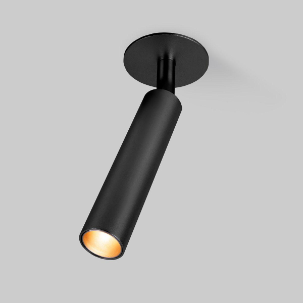 Встраиваемый светодиодный спот Elektrostandard Diffe 25027/Led черный a058215 Встраиваемый светодиодный спот Elektrostandard Diffe 25027/Led черный a058215