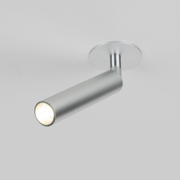 Встраиваемый светодиодный спот Elektrostandard Diffe 25027/Led серебряный a058213 Встраиваемый светодиодный спот Elektrostandard Diffe 25027/Led серебряный a058213