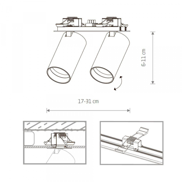 Встраиваемый спот Nowodvorski Mono Surface 7745 Встраиваемый спот Nowodvorski Mono Surface 7745