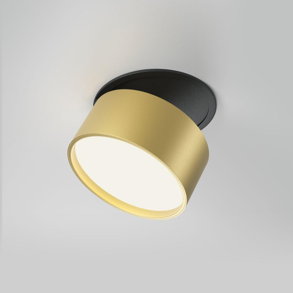 Встраиваемый светодиодный спот Maytoni Technical Onda DL024-12W-DTW-BMG Встраиваемый светодиодный спот Maytoni Technical Onda DL024-12W-DTW-BMG