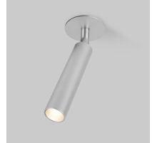 Встраиваемый светодиодный спот Elektrostandard Diffe 25027/Led серебряный a058213