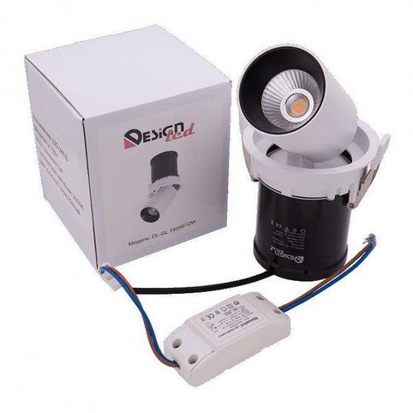 Встраиваемый светодиодный спот DesignLed SPL-R1-12-WW 002331 Встраиваемый светодиодный спот DesignLed SPL-R1-12-WW 002331