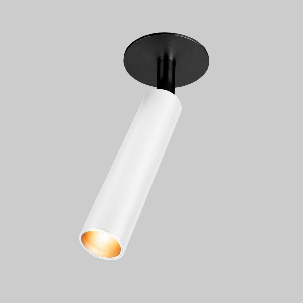 Встраиваемый светодиодный спот Elektrostandard Diffe 25027/Led белый/черный a058216 Встраиваемый светодиодный спот Elektrostandard Diffe 25027/Led белый/черный a058216