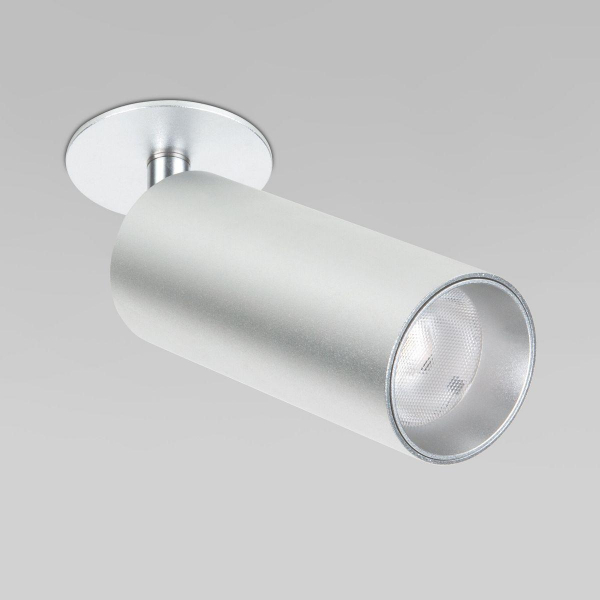Встраиваемый светодиодный спот Elektrostandard Diffe 25052/Led серебряный a058172 Встраиваемый светодиодный спот Elektrostandard Diffe 25052/Led серебряный a058172