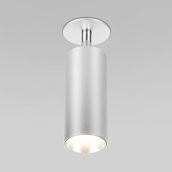 Встраиваемый светодиодный спот Elektrostandard Diffe 25052/Led серебряный a058172 Встраиваемый светодиодный спот Elektrostandard Diffe 25052/Led серебряный a058172