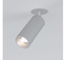 Встраиваемый светодиодный спот Elektrostandard Diffe 25052/Led серебряный a058172