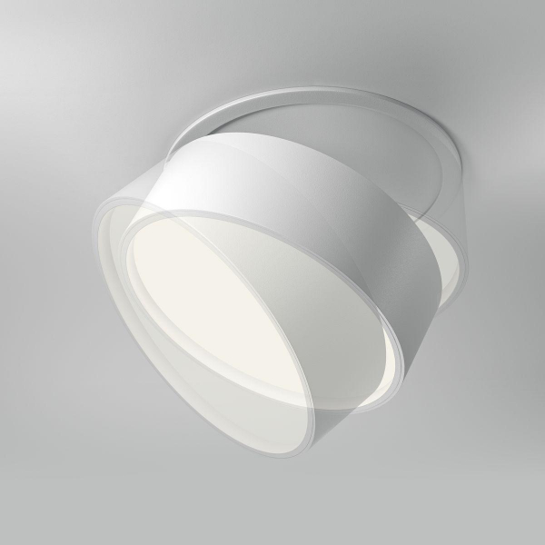 Встраиваемый светодиодный спот Maytoni Technical Onda DL024-18W4K-W Встраиваемый светодиодный спот Maytoni Technical Onda DL024-18W4K-W
