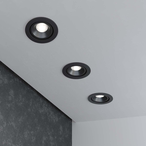 Встраиваемый светодиодный светильник Elektrostandard 15267/LED 7W 4200K черный/черный a055722 Встраиваемый светодиодный светильник Elektrostandard 15267/LED 7W 4200K черный/черный a055722