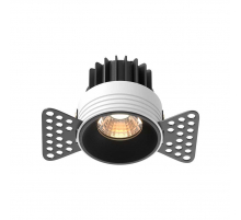 Встраиваемый светодиодный светильник Maytoni Round DL058-7W3K-TRS-B