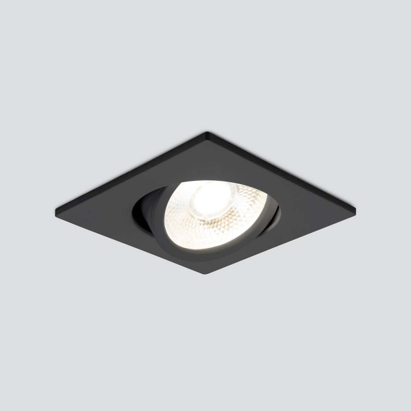 Встраиваемый светодиодный светильник Elektrostandard 15273/LED черный a056033 Встраиваемый светодиодный светильник Elektrostandard 15273/LED черный a056033