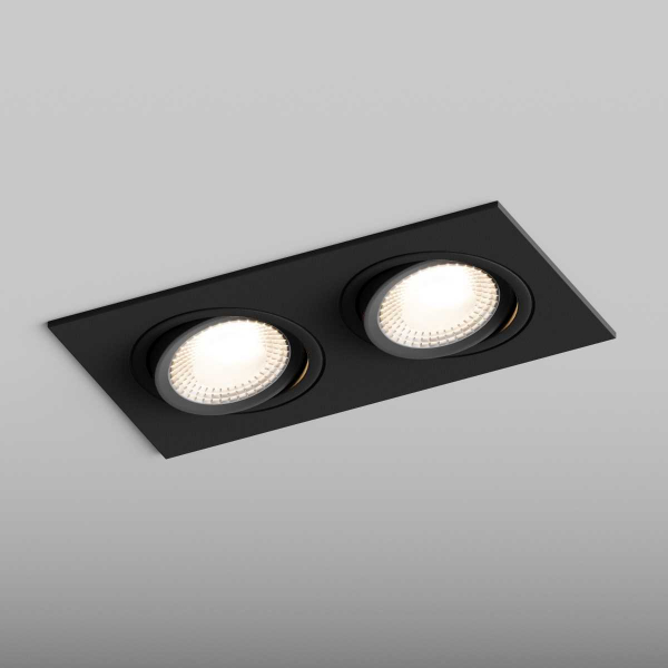 Встраиваемый светильник Hesby Lighting Hesby Atlas IP20,10Вт, GU5.3, черный HSBL_0117