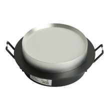 Светильник встраиваемый Feron DL507 потолочный GX53 черный + серебро круг 51355