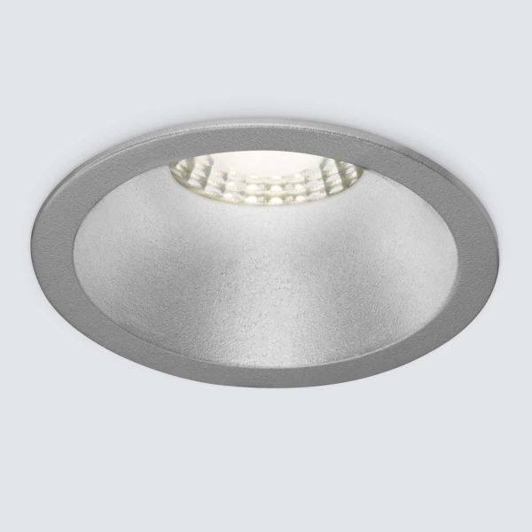Встраиваемый светодиодный светильник Elektrostandard 15266/LED серебряный a055720 Встраиваемый светодиодный светильник Elektrostandard 15266/LED серебряный a055720