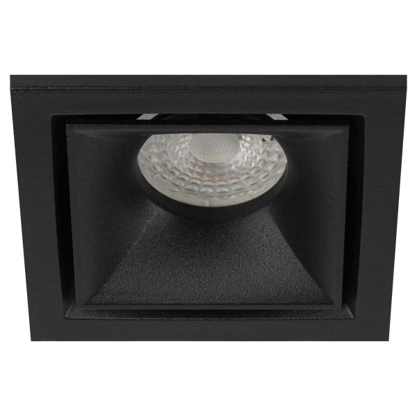 Светильник встраиваемый алюминиевый ЭРА KL101 BK под лампу MR16 GU5.3 черный Б0055587