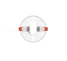 Встраиваемый светодиодный светильник Gauss Elementary Adjustable Frameless 9034460218