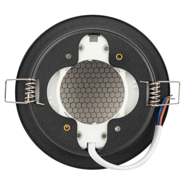 Светильник встраиваемый ЭРА KL111 BK под лампу GX53 черный матовый Б0061535