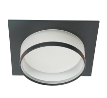 Светильник встраиваемый Feron DL501 потолочный GX53 черный квадрат 51088