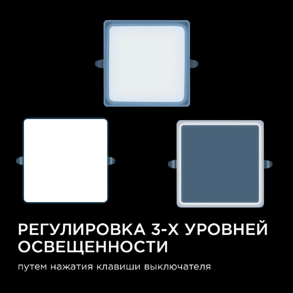 Встраиваемая светодиодная панель Apeyron 06-131 Встраиваемая светодиодная панель Apeyron 06-131