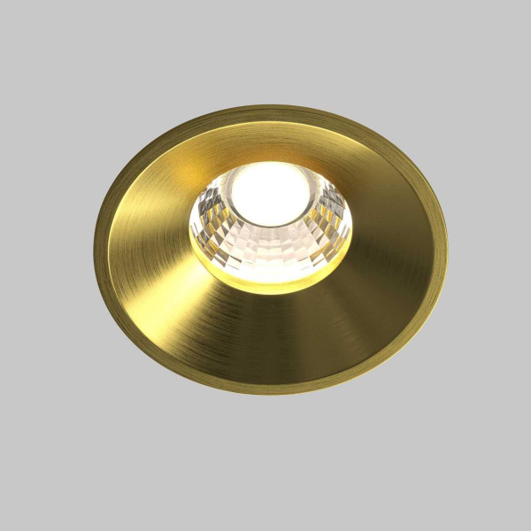 Встраиваемый светодиодный светильник Maytoni Round DL058-12W4K-BS Встраиваемый светодиодный светильник Maytoni Round DL058-12W4K-BS
