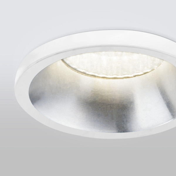 Встраиваемый светодиодный светильник Elektrostandard 15269/LED белый/сатин никель a056020 Встраиваемый светодиодный светильник Elektrostandard 15269/LED белый/сатин никель a056020