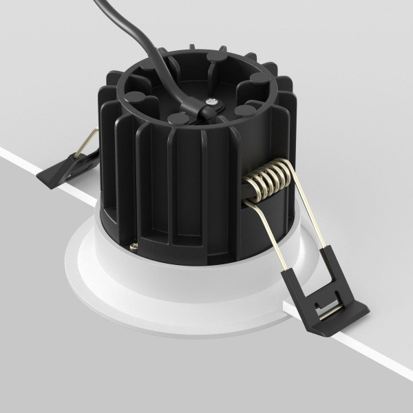 Встраиваемый светодиодный светильник Maytoni Technical Round DL058-12W-DTW-W Встраиваемый светодиодный светильник Maytoni Technical Round DL058-12W-DTW-W