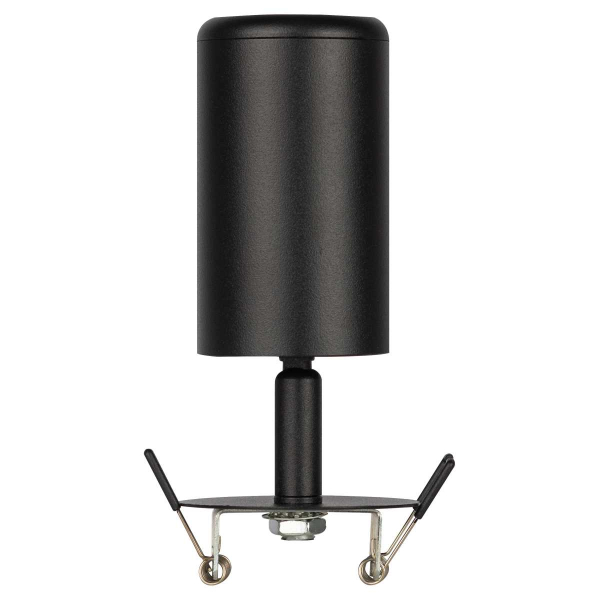 Светильник встраиваемый алюминиевый ЭРА KL106 BK под лампу MR16 GU10 черный матовый Б0061623