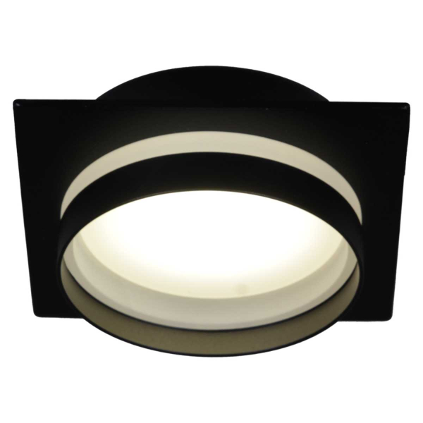 Встраиваемый светильник Reluce Technical 53025-9.0-001LD GX53 BK