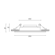 Встраиваемый светильник Hesby Lighting Aqua Breeze IP44, 35Вт, GU10, белый HSBL_0134