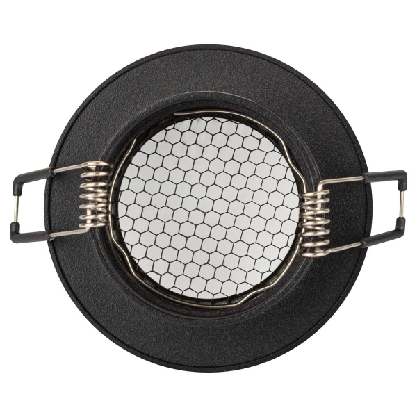 Светильник встраиваемый алюминиевый ЭРА KL109 BK под лампу MR16 GU5.3 черный матовый Б0061826