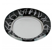 Встраиваемый светильник ЭРА GX53 DK80 WH/BK Б0019575