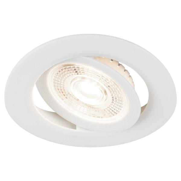 Светильник светодиодный встраиваемый ЭРА KL LED 25A-5 4K WH 5Вт 4000К круглый поворотный белый Б0068192