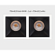 Встраиваемый светильник Italline IT06-6020 black 4000K - 2 шт. + IT06-6022 black