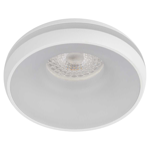 Светильник встраиваемый декоративный ЭРА DK100 WH под лампу MR16 GU5.3 белый Б0055588