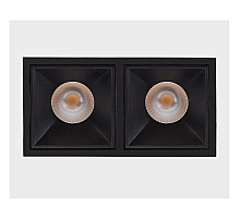 Встраиваемый светильник Italline IT06-6020 black 4000K - 2 шт. + IT06-6022 black