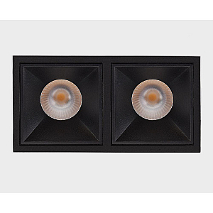Встраиваемый светильник Italline IT06-6020 black 4000K - 2 шт. + IT06-6022 black
