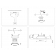 Светильник встраиваемый Ambrella Light TN51801